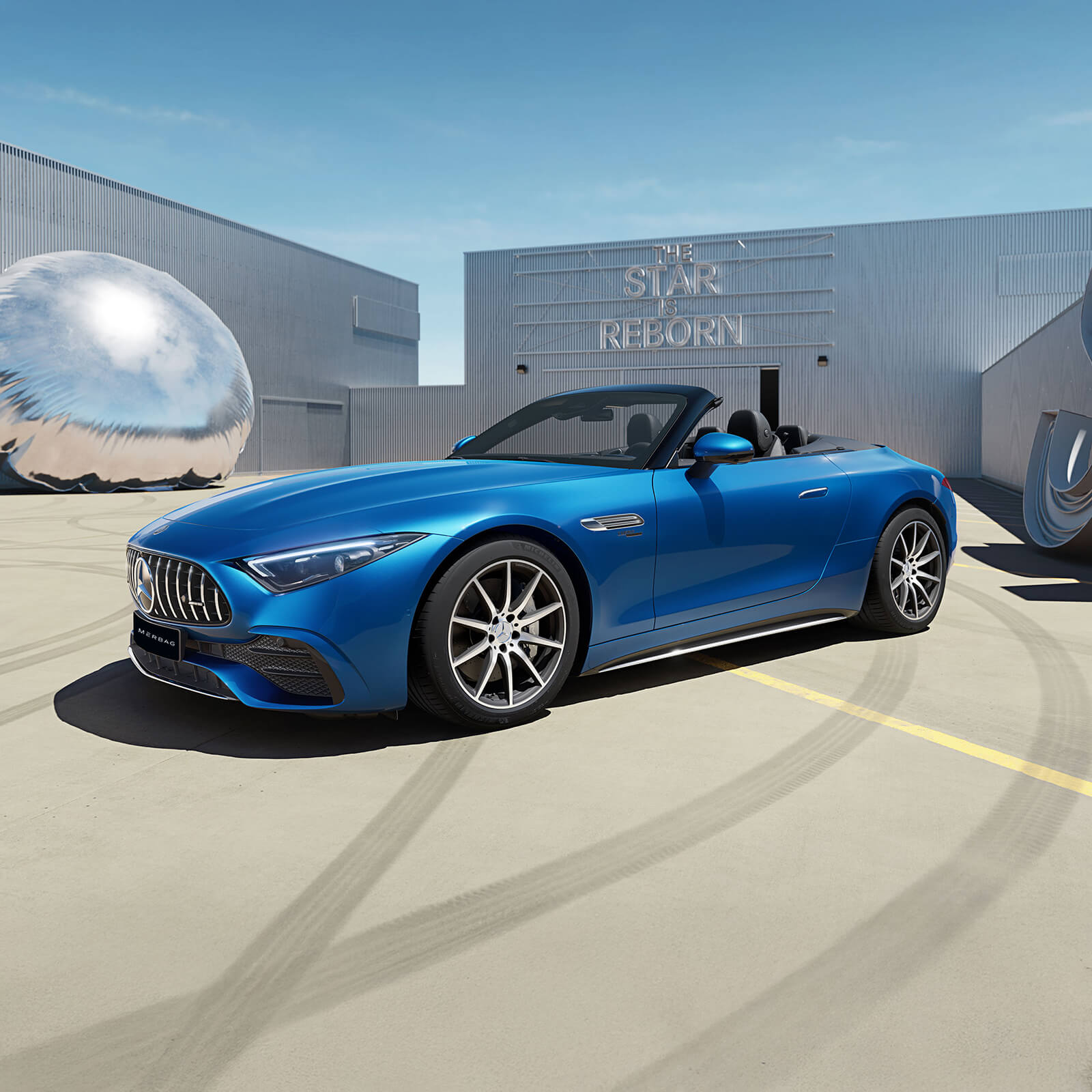 Mercedes AMG SL Roadster Ikonisches Design