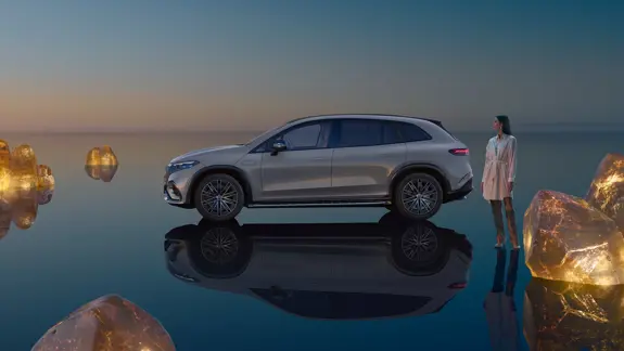 Mercedes-Benz EQS SUV Seitenansicht - Merbag Mercedes-Benz EQS SUV Seitenansicht - Merbag