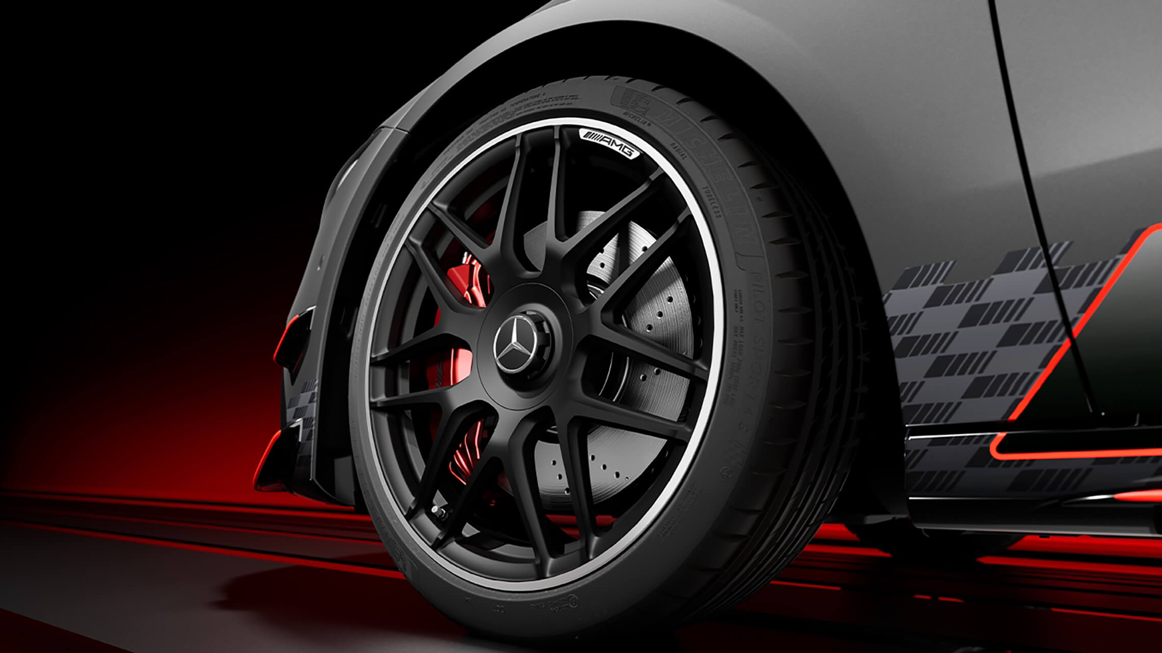 Mercedes AMG CLA Coupe 45 S 4MATIC+ - AMG Schmiederäder Kreuzspeichen-Design - Merbag