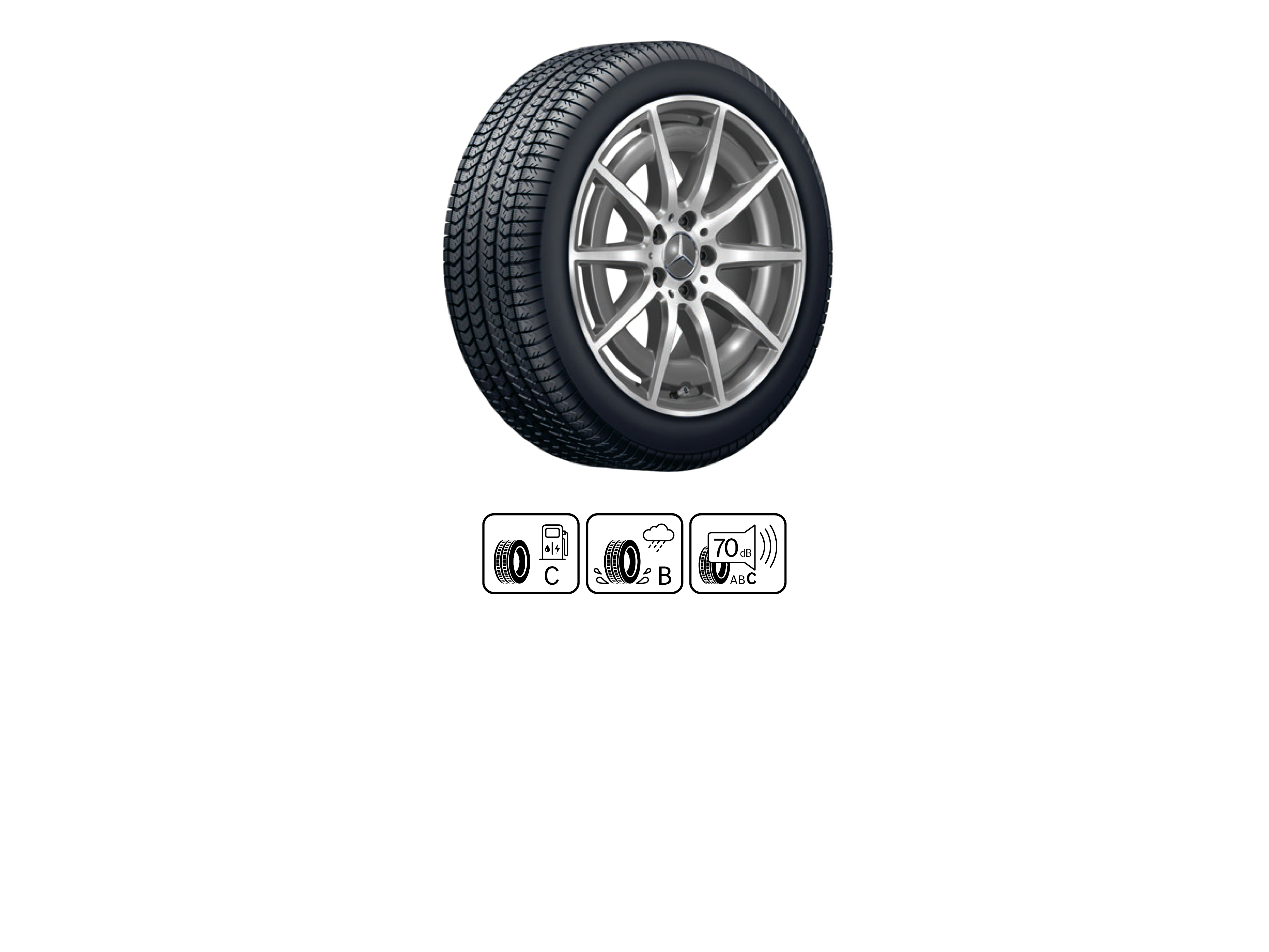 2609 Reifen Komplettraeder AMG C43