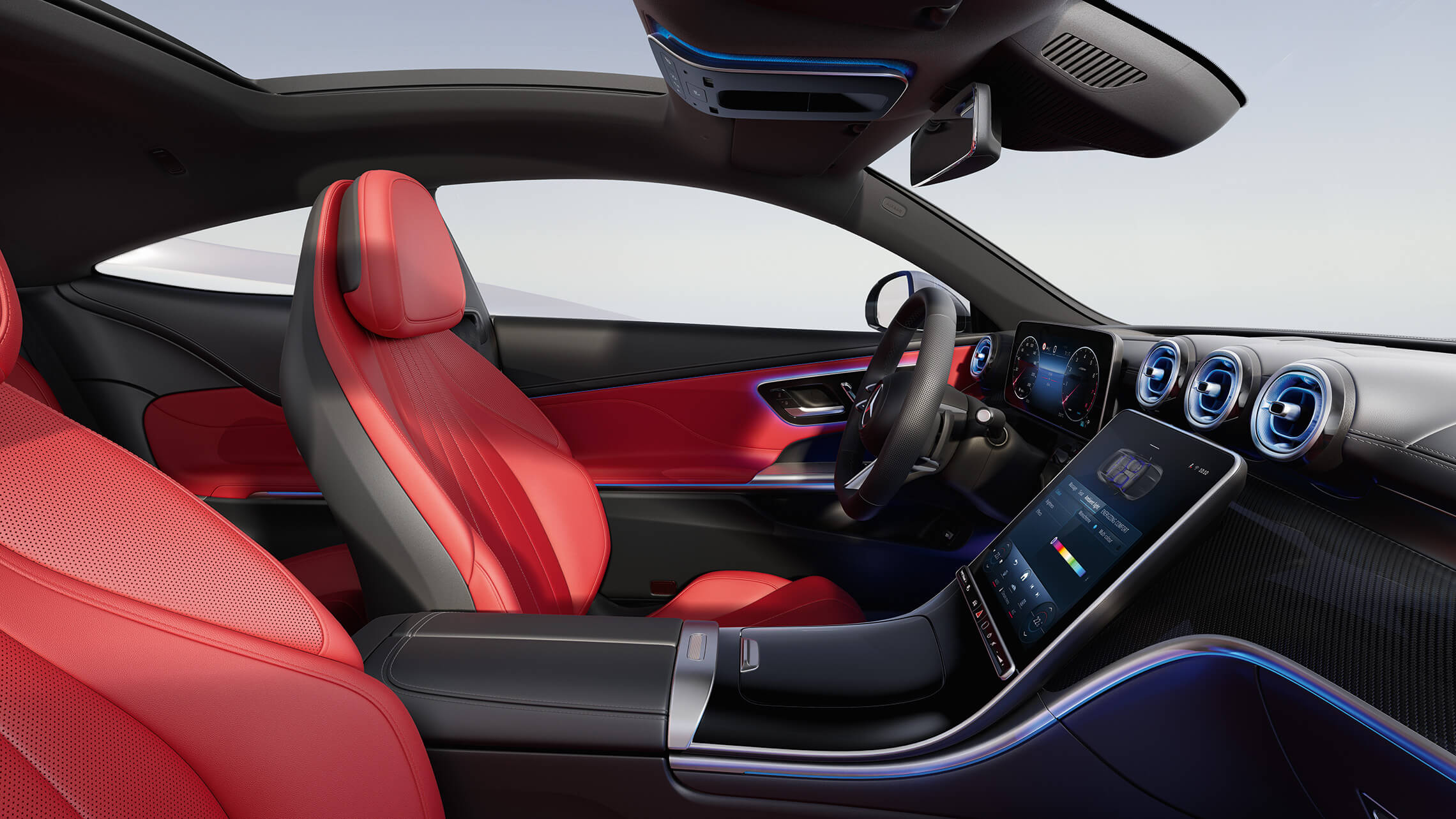 Mercedes-Benz CLE Coupé AMG Line Sitze Leder Powerrot - Merbag