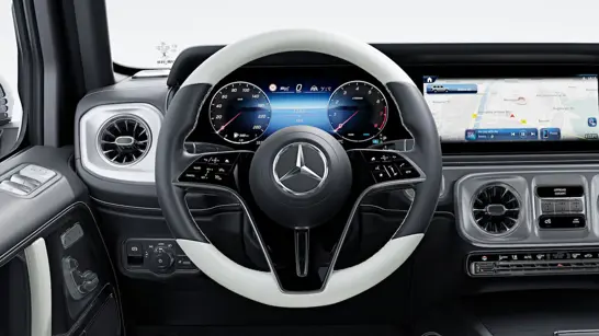 MANUFAKTUR Multifunktionslenkrad In Zweifarbigem Nappaleder MANUFAKTUR Multifunktionslenkrad In Zweifarbigem Nappaleder