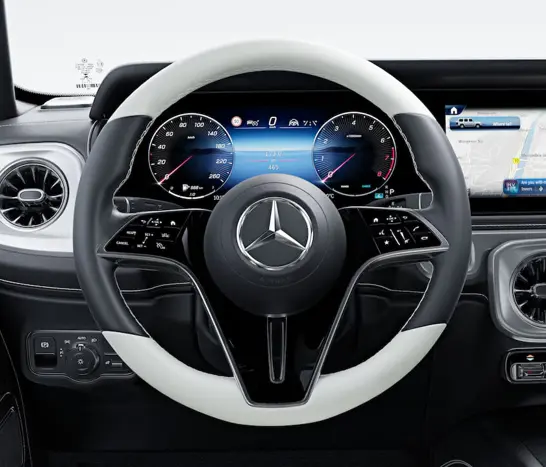 MANUFAKTUR Multifunktionslenkrad In Zweifarbigem Nappaleder MANUFAKTUR Multifunktionslenkrad In Zweifarbigem Nappaleder