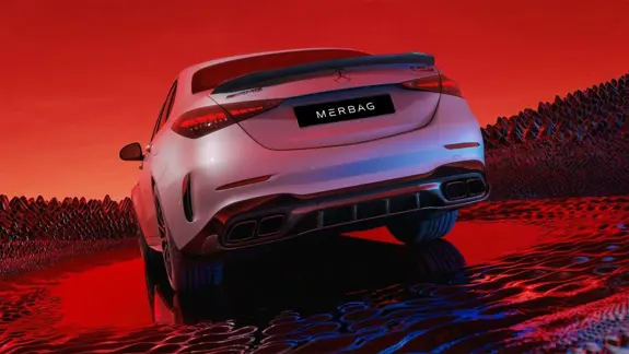 Mercedes-AMG C63 Limousine AMG Heckschürze mit Diffusoreinsatz in hochglanzschwarz - Merbag Mercedes-AMG C63 Limousine AMG Heckschürze mit Diffusoreinsatz in hochglanzschwarz - Merbag