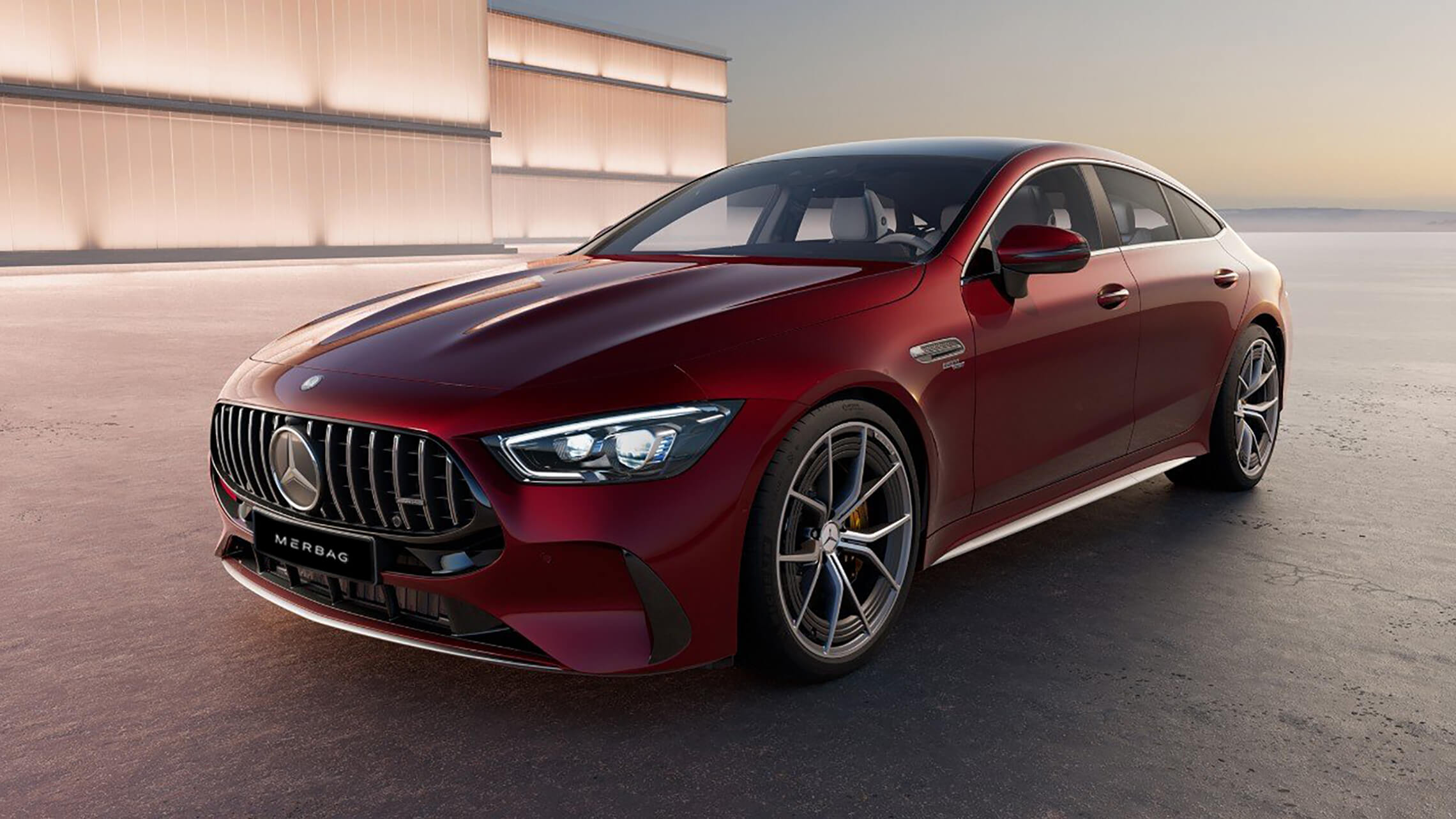 Mercedes AMG GT 53 4MATIC+ 4 Tuerer Coupe Dynamisches Coupé-Design - Merbag