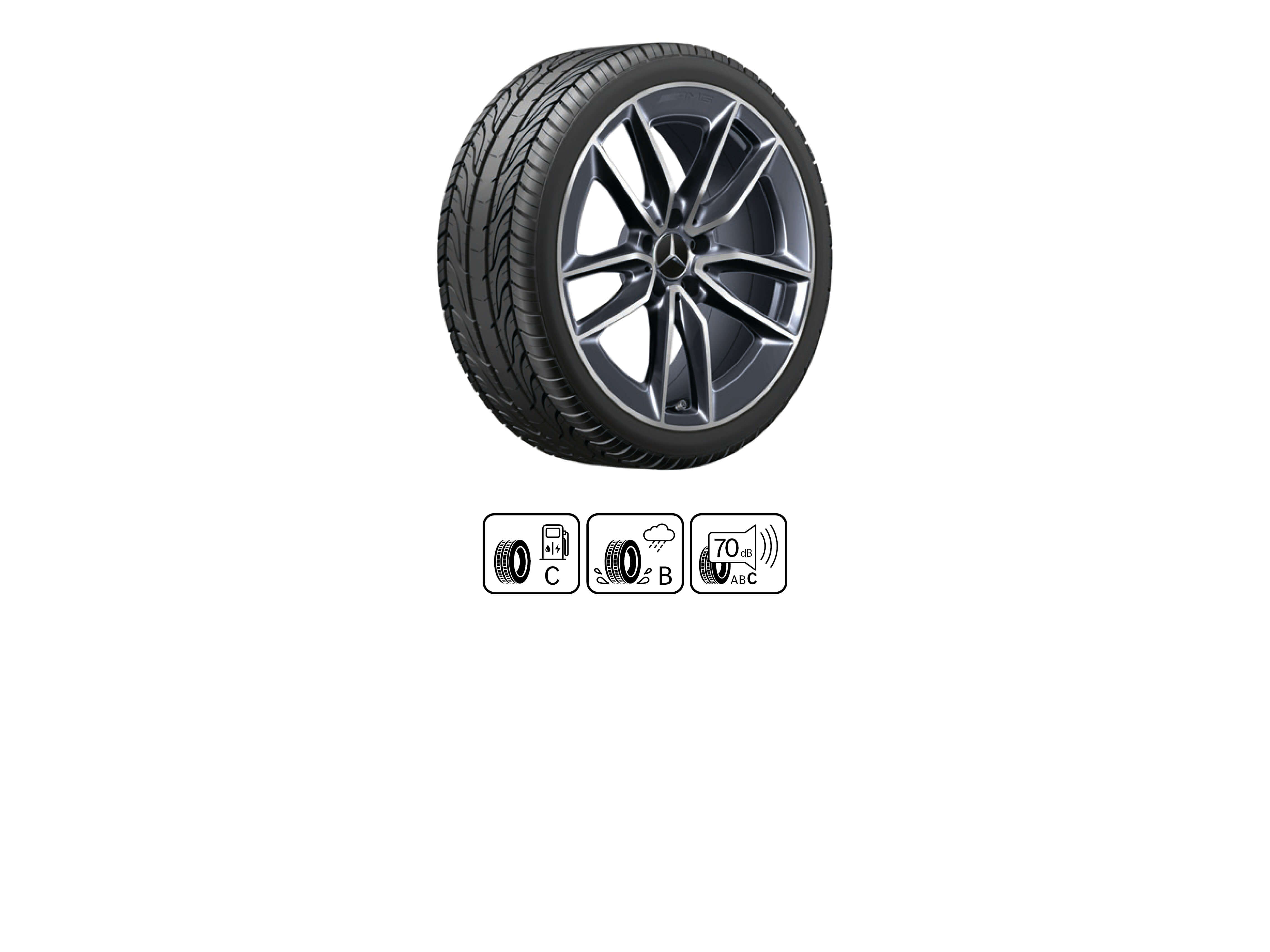 2609 Reifen Komplettraeder AMG GLA 35 45