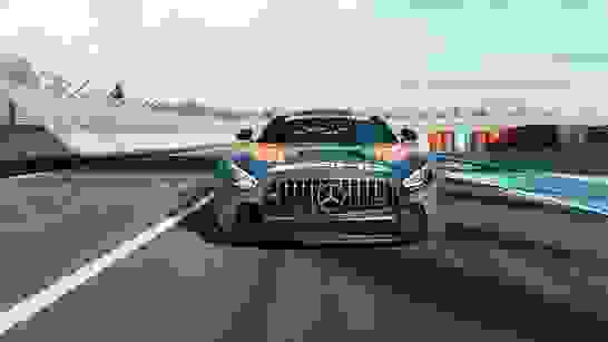 Mercedes AMG GT4 Exterieur Auftritt Champion