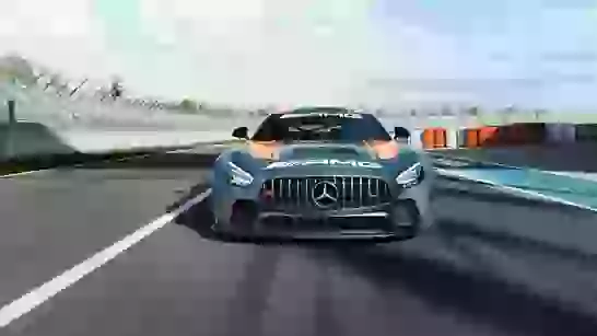 Mercedes AMG GT4 Exterieur Auftritt Champion