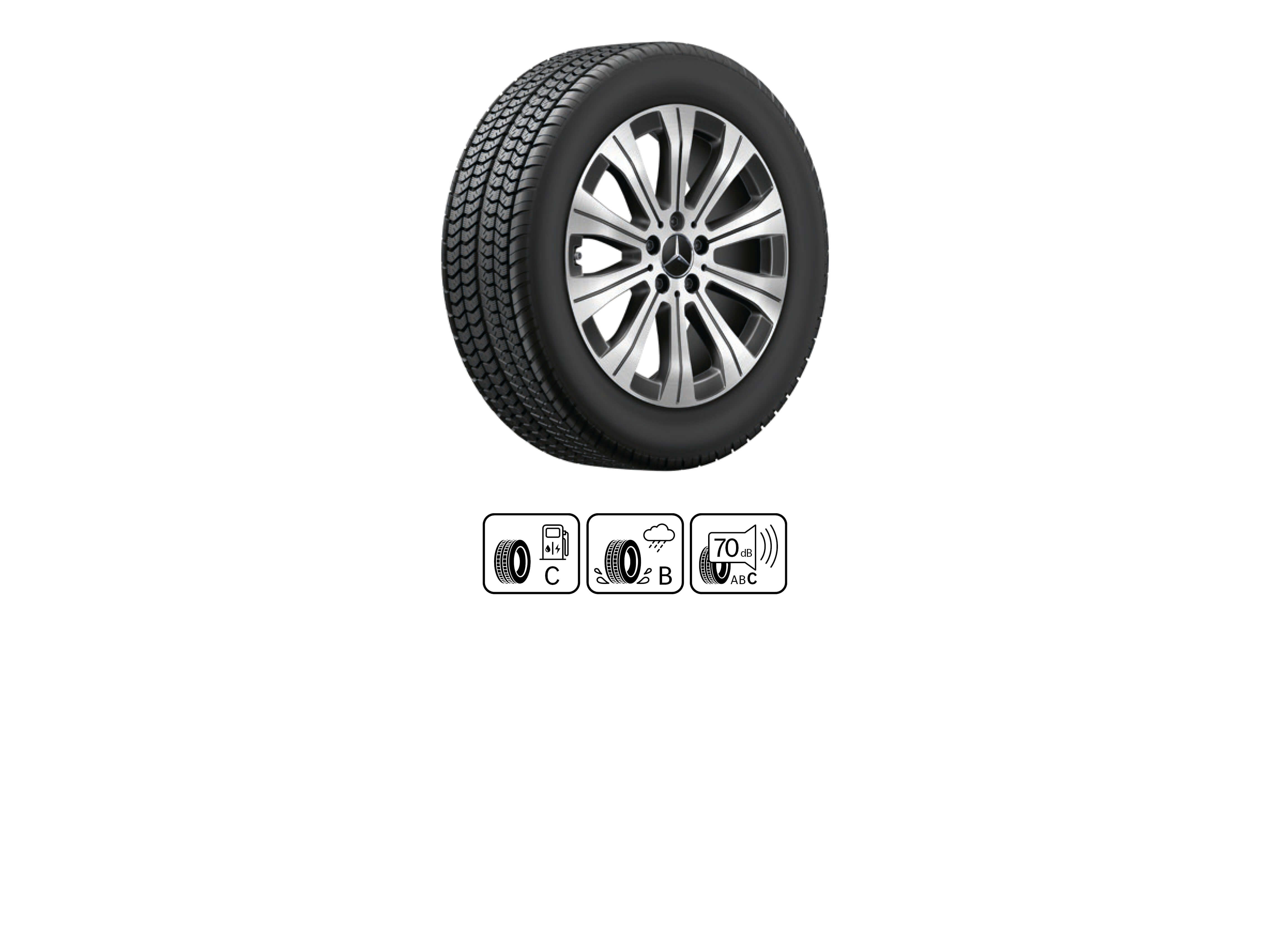 2609 Reifen Komplettraeder EQA EQB