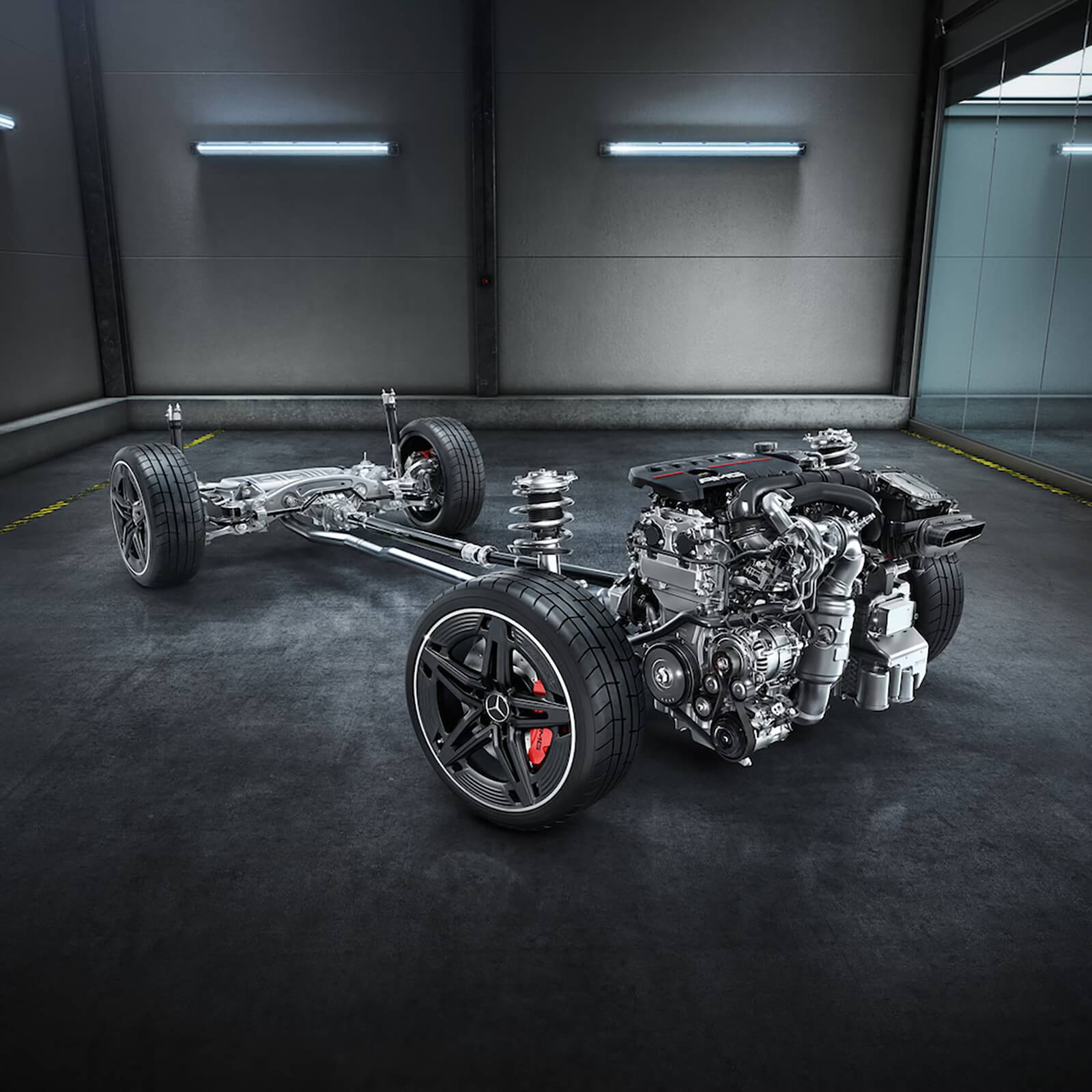 Mercedes AMG A Klasse AMG Spezifischer Antriebsstrang