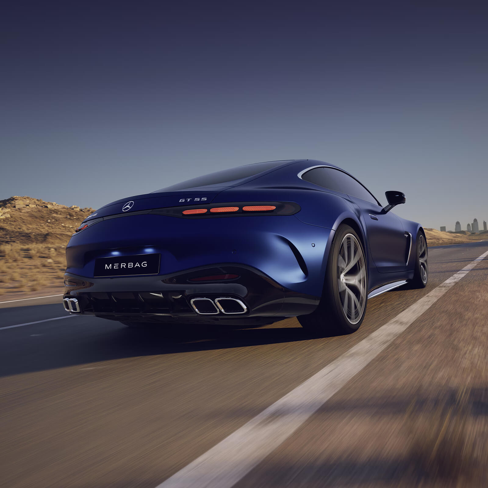 Mercedes AMG GT Coupe Drift Mode