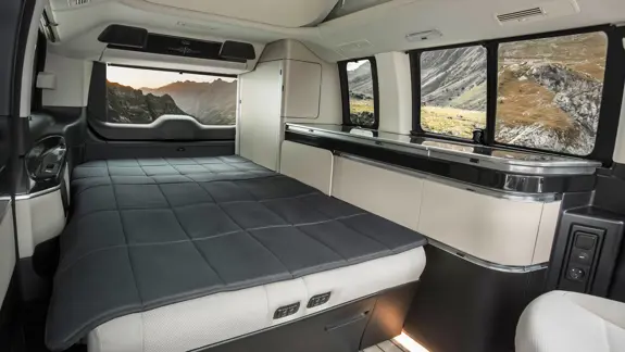 Mercedes V Klasse Marco Polo mit Knopfdruck in ein gemütliches Bett - Merbag Mercedes V Klasse Marco Polo mit Knopfdruck in ein gemütliches Bett - Merbag