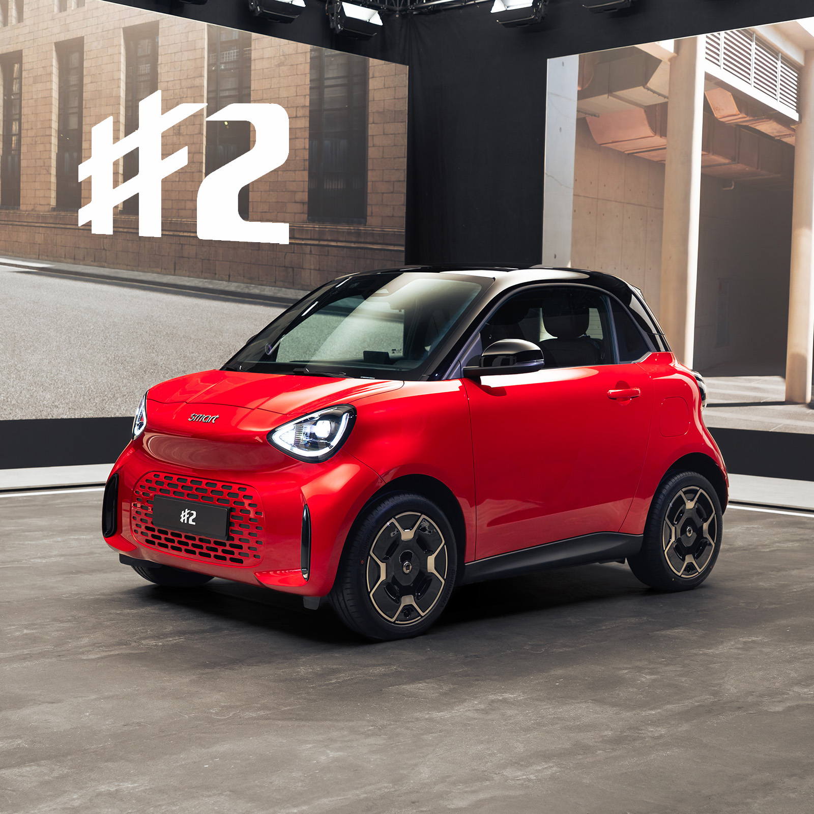 Smart Hashtag2 Premium Laser Red 1600X1600px