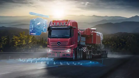 Mercedes Actros 500T Schweres Einfach Manoevrieren Mercedes Actros 500T Schweres Einfach Manoevrieren
