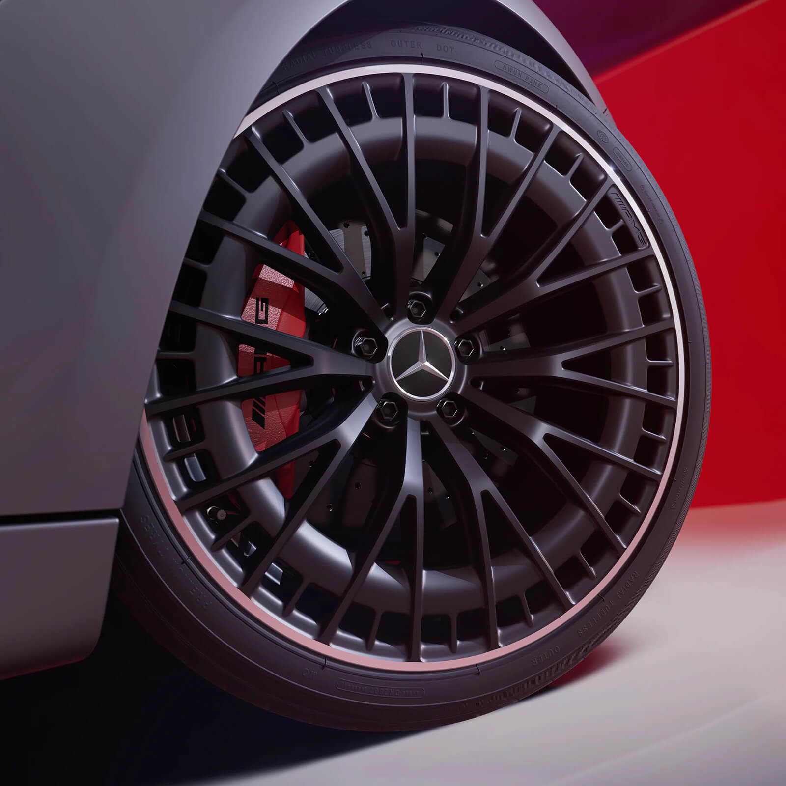 Mercedes AMG CLE Coupe Leichtmetallraedern Im Y Speichen Design