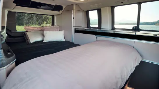 Mercedes V Klasse Marco Polo Rücksitzbank in ein grosses Doppelbett verwandeln - Merbag Mercedes V Klasse Marco Polo Rücksitzbank in ein grosses Doppelbett verwandeln - Merbag