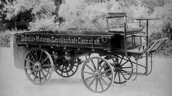 1896 – Der Erste Lastwagen Der Welt.