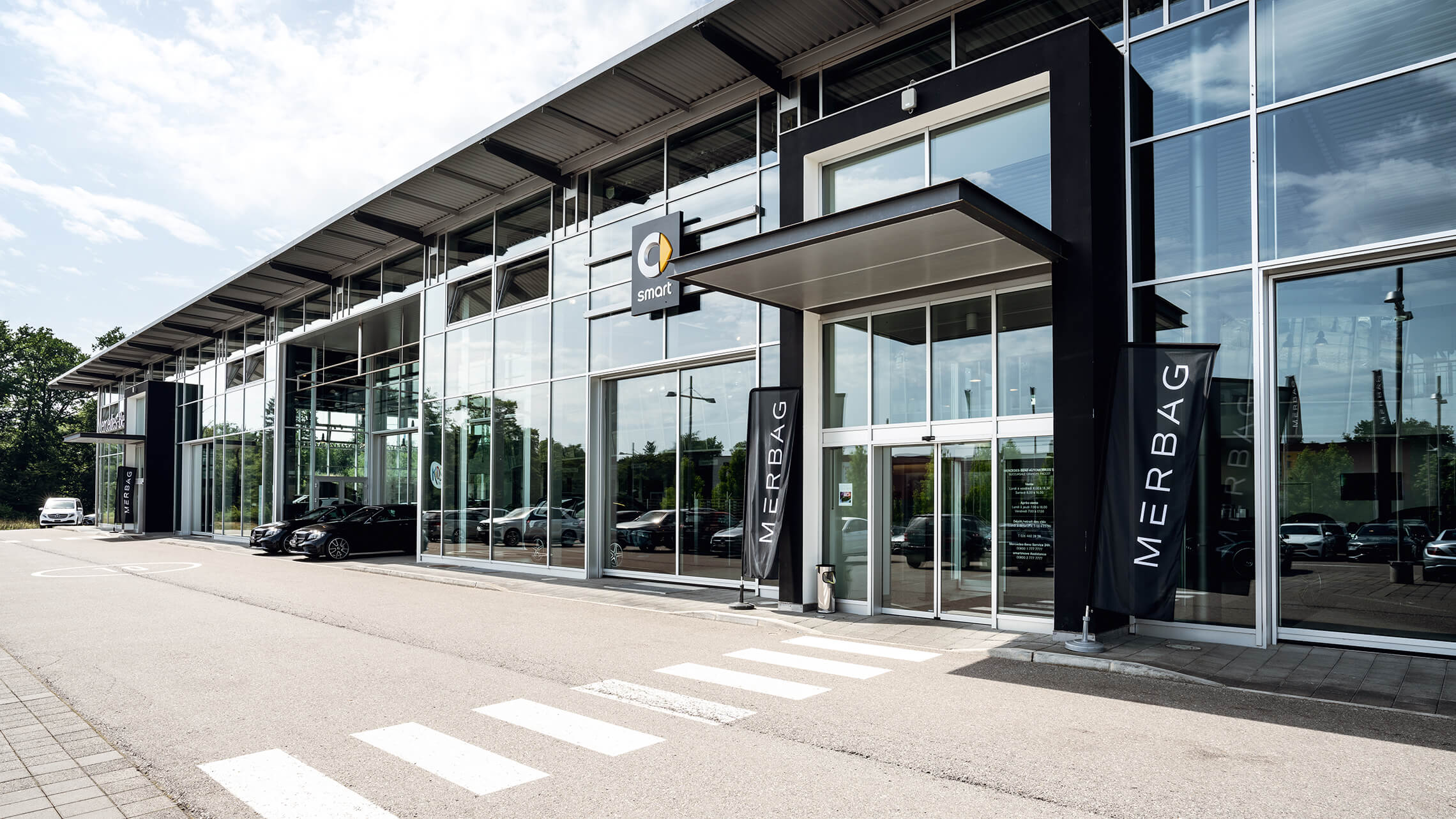 Granges Paccot Personenwagen Standort Aussenansicht 01 2280X1283