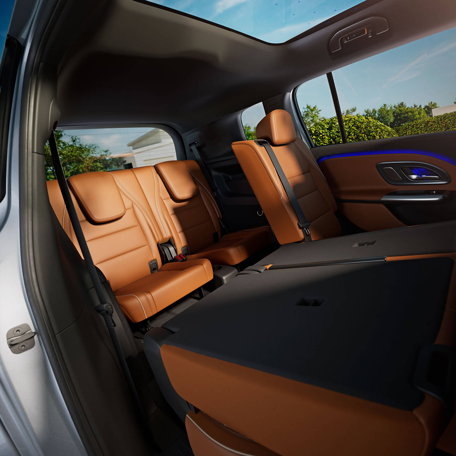 Mercedes Benz GLB SUV EQ Technologie Optionale Dritte Sitzreihe