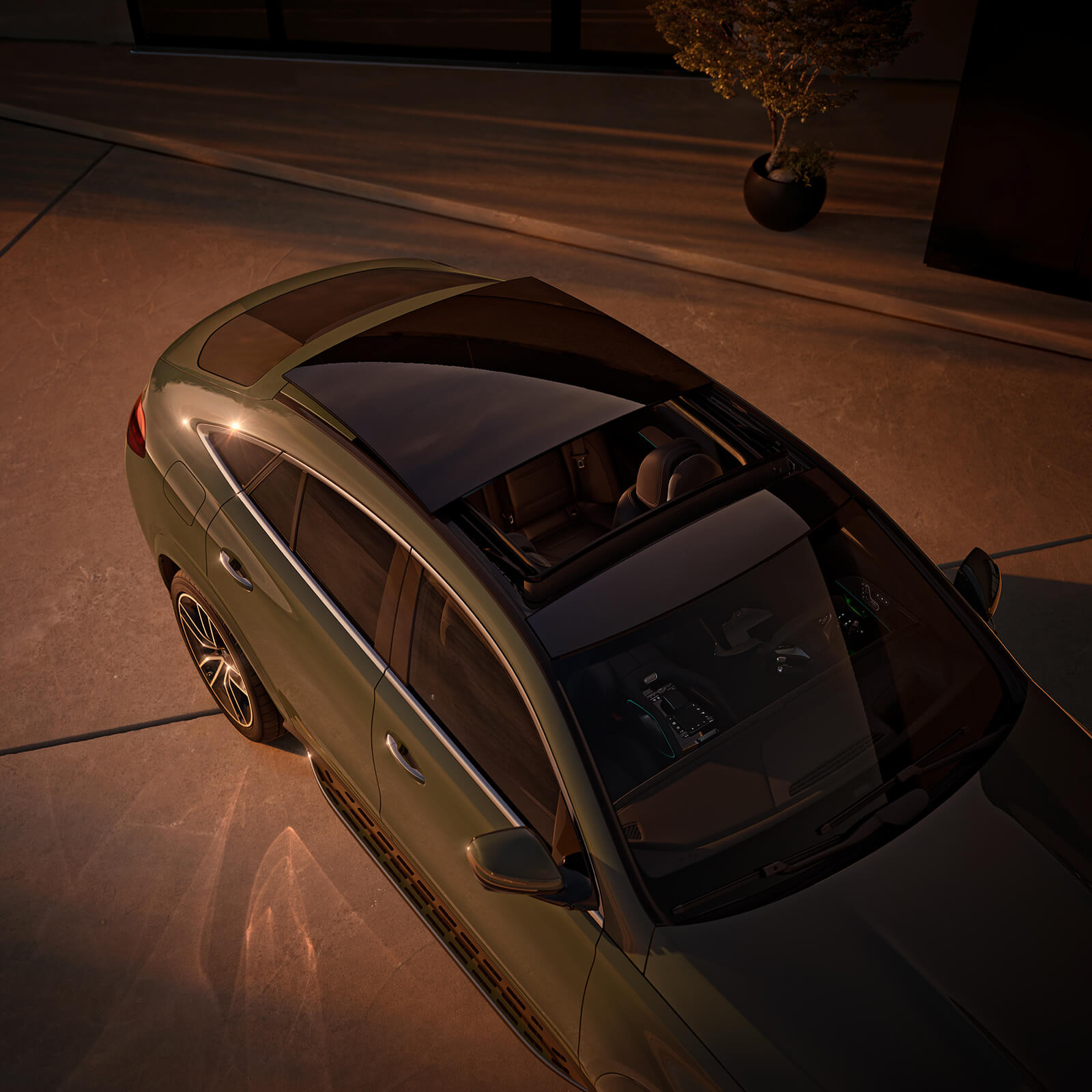 Mercedes Benz GLE Coupe Panorama Schiebedach