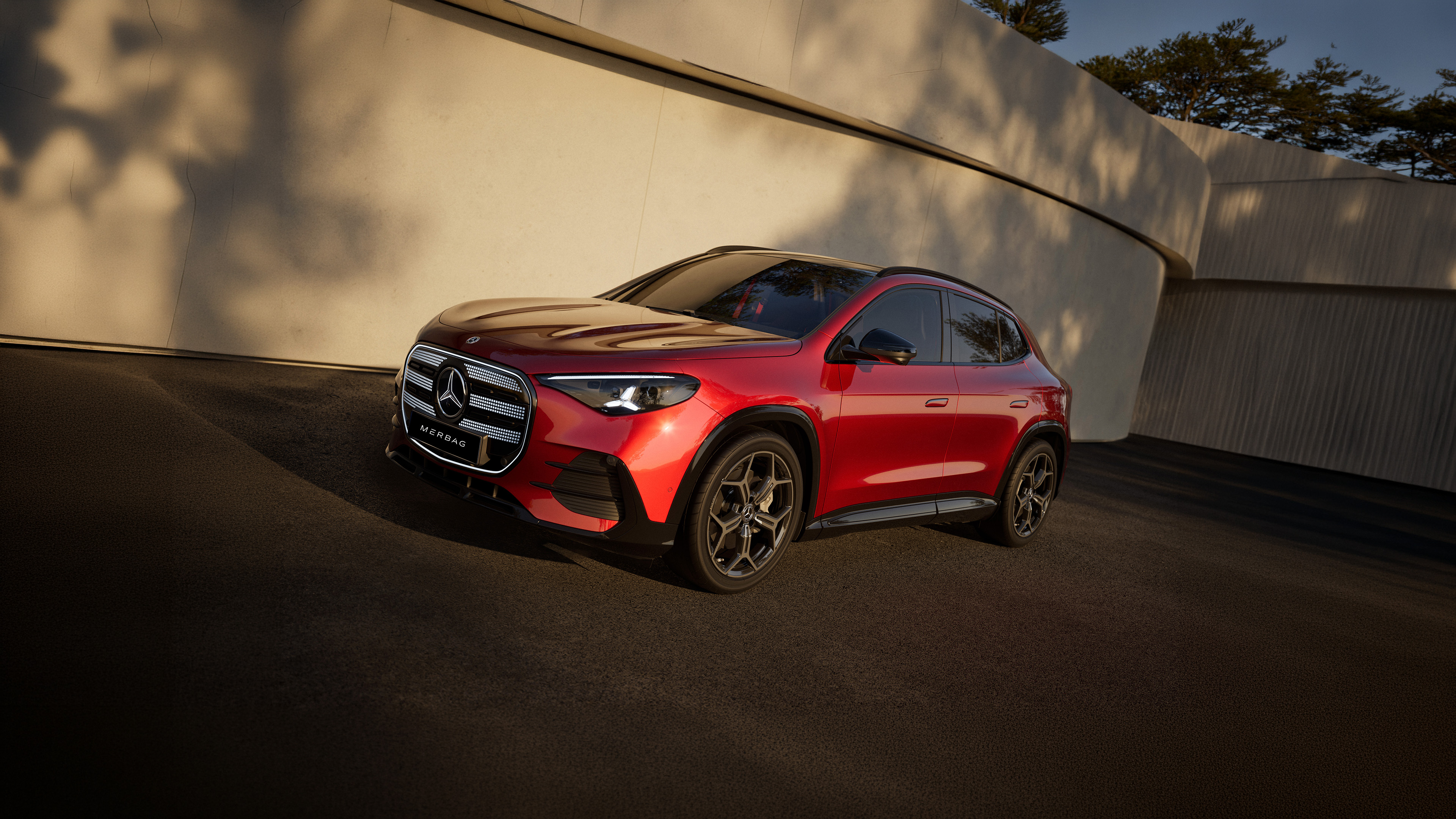 Der Neue Mercedes Benz Gla Elektrisch 3840X2160px