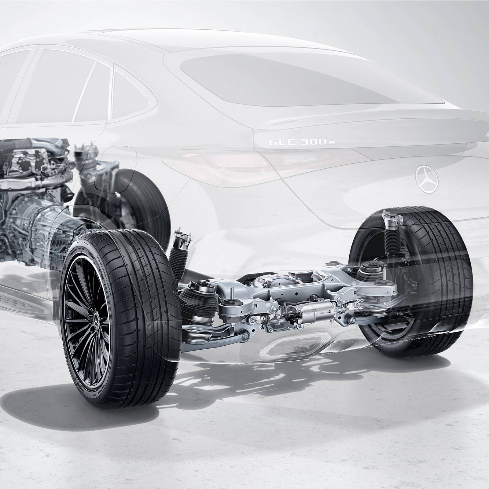 Mercedes Benz GLC Coupe Hinterachslenkung Und AIRMATIC