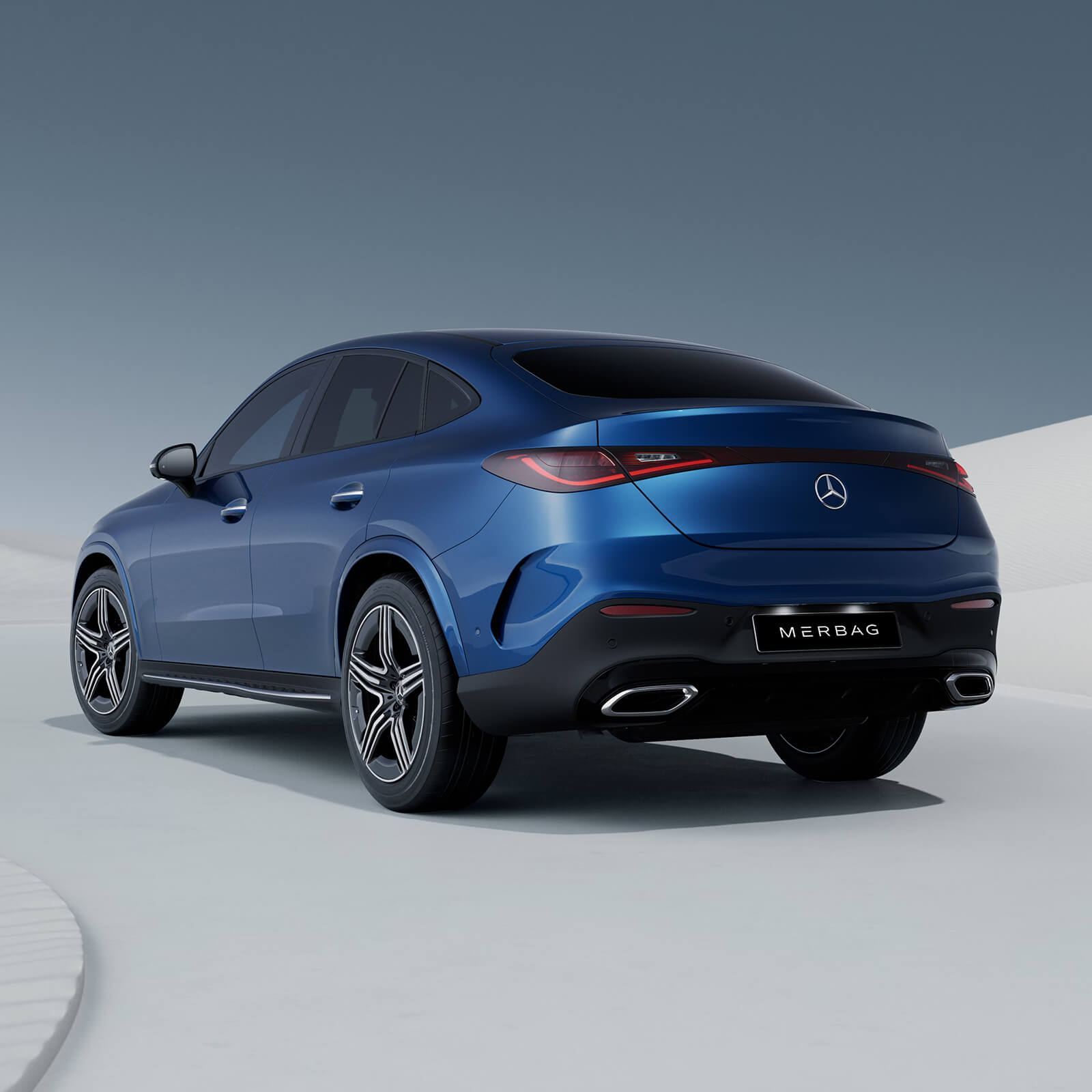 Mercedes Benz GLC Coupe Groesseres Kofferraumvolumen 545 Liter