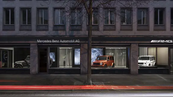 Stars@Mercedes Benz Grosser Showroom G Klasse Aussen 3840X2160 Stars@Mercedes Benz Grosser Showroom G Klasse Aussen 3840X2160