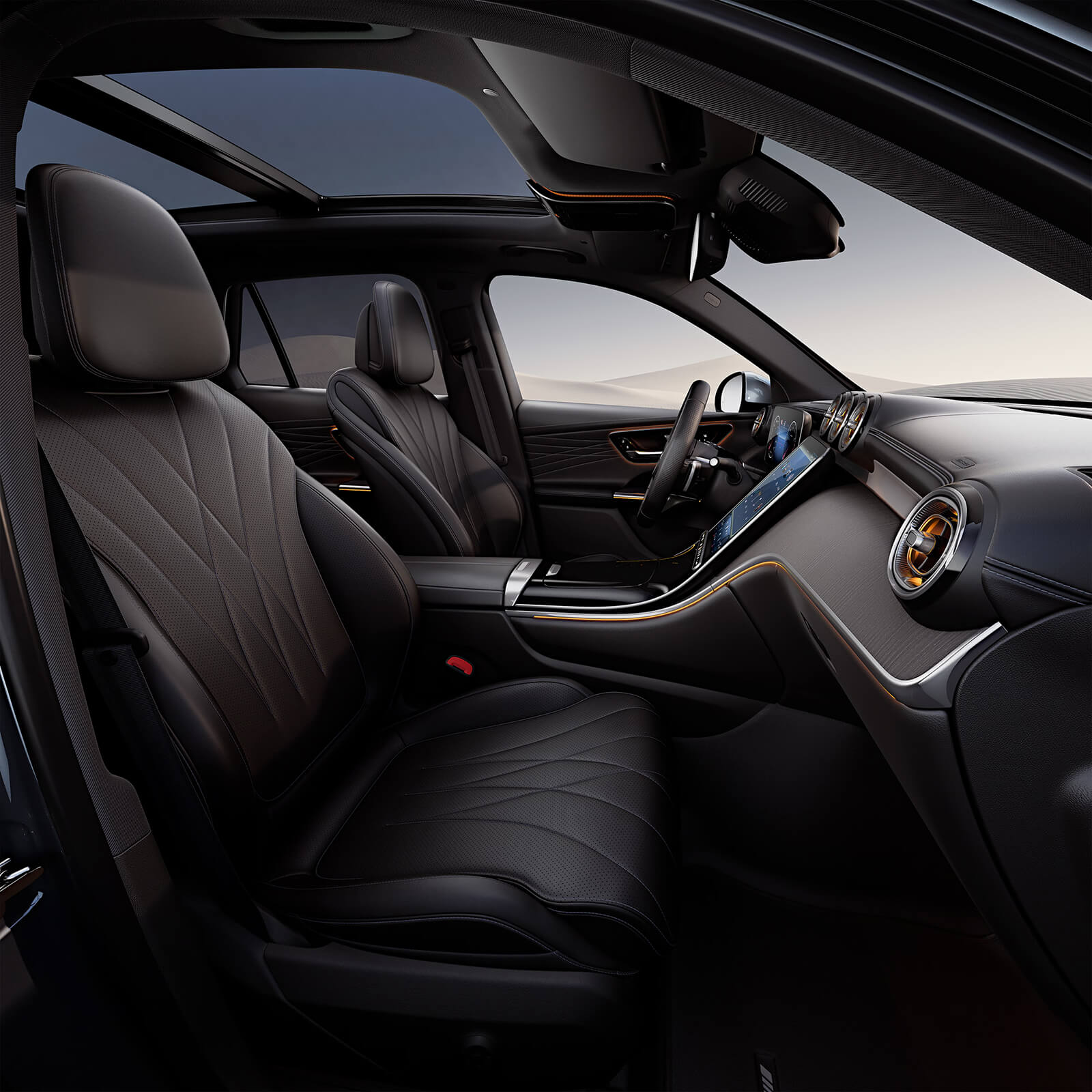 Mercedes Benz GLC Elegantes Und Sportliches Cockpit