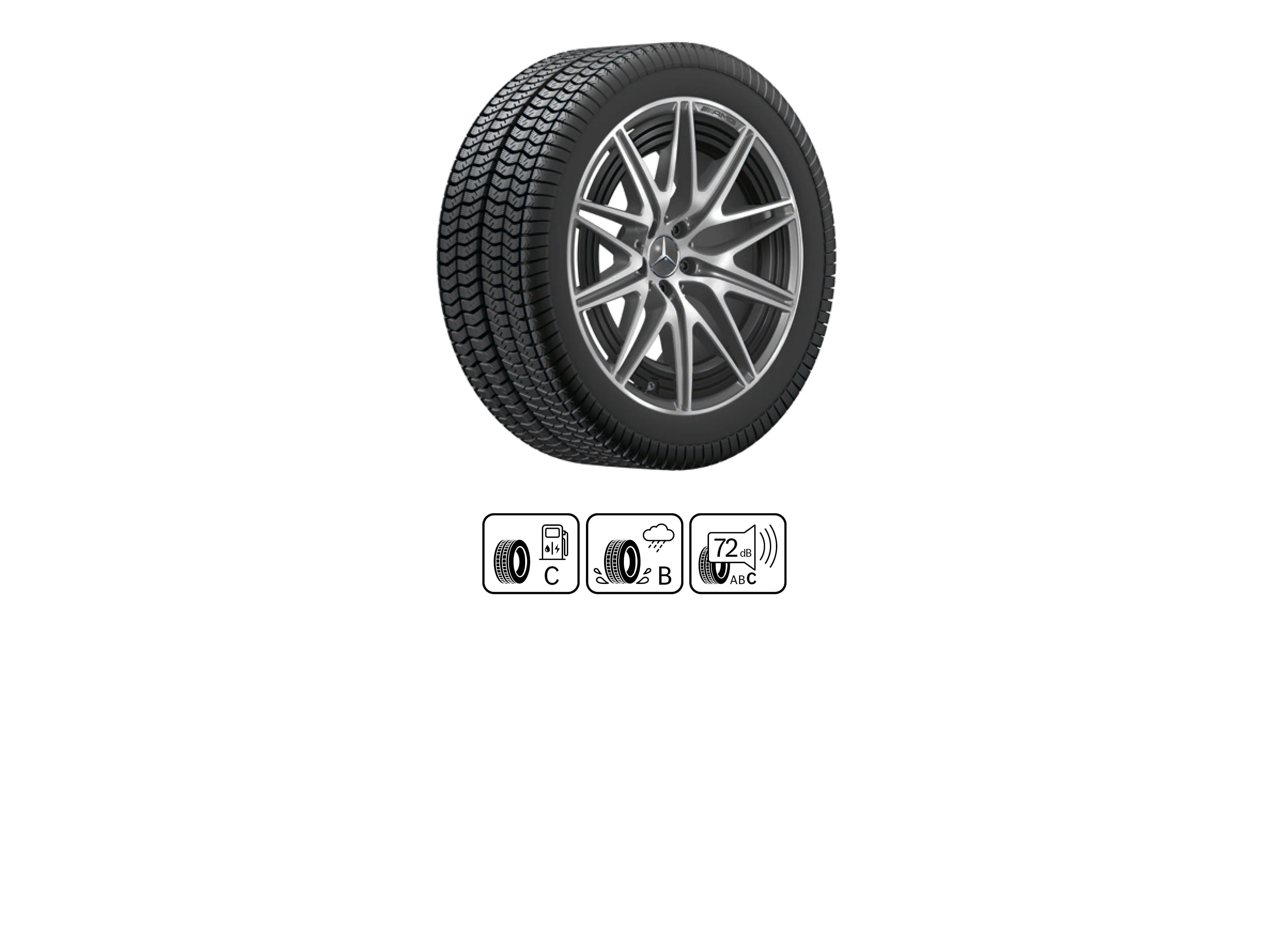 2609 Reifen Komplettraeder AMG GLC 463