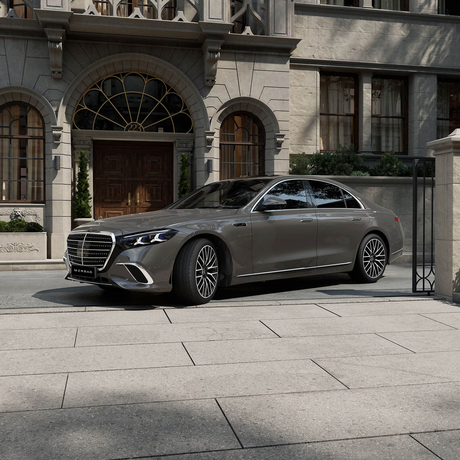 Mercedes S Klasse Limousin Kuehnere Silhouette Elegantes Design