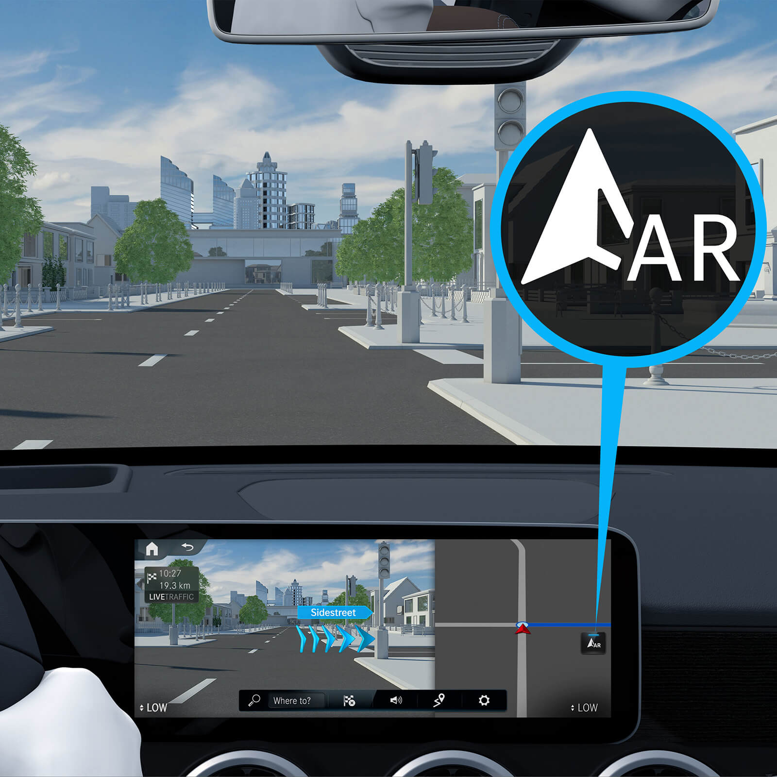 Mercedes Benz GLA SUV MBUX Augmented Reality Navigation