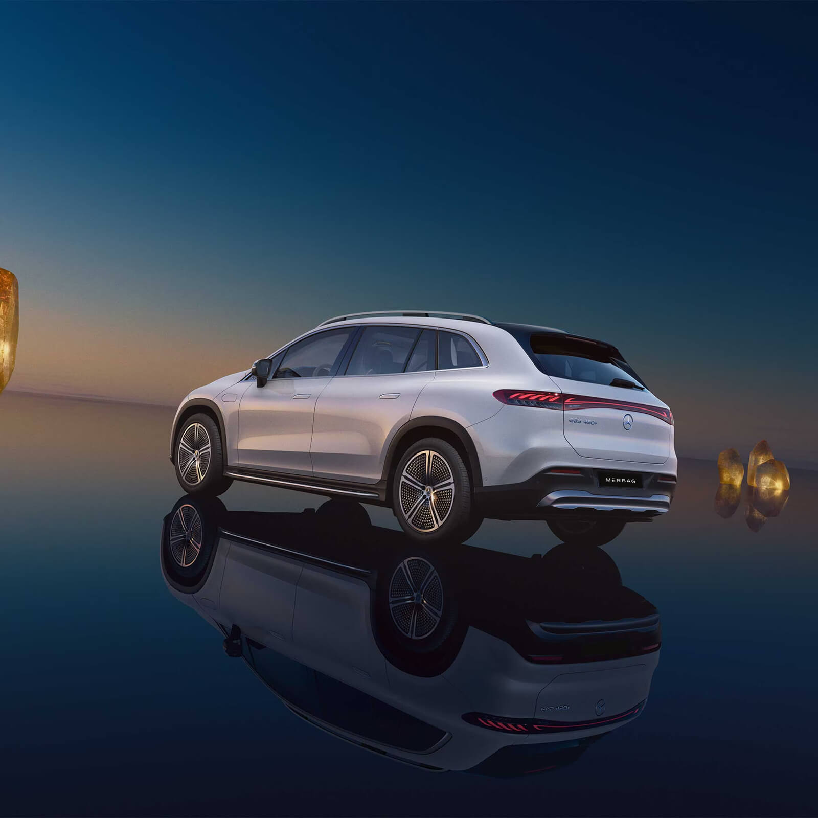 Mercedes Benz EQS SUV Vollelektrische Luxus SUV