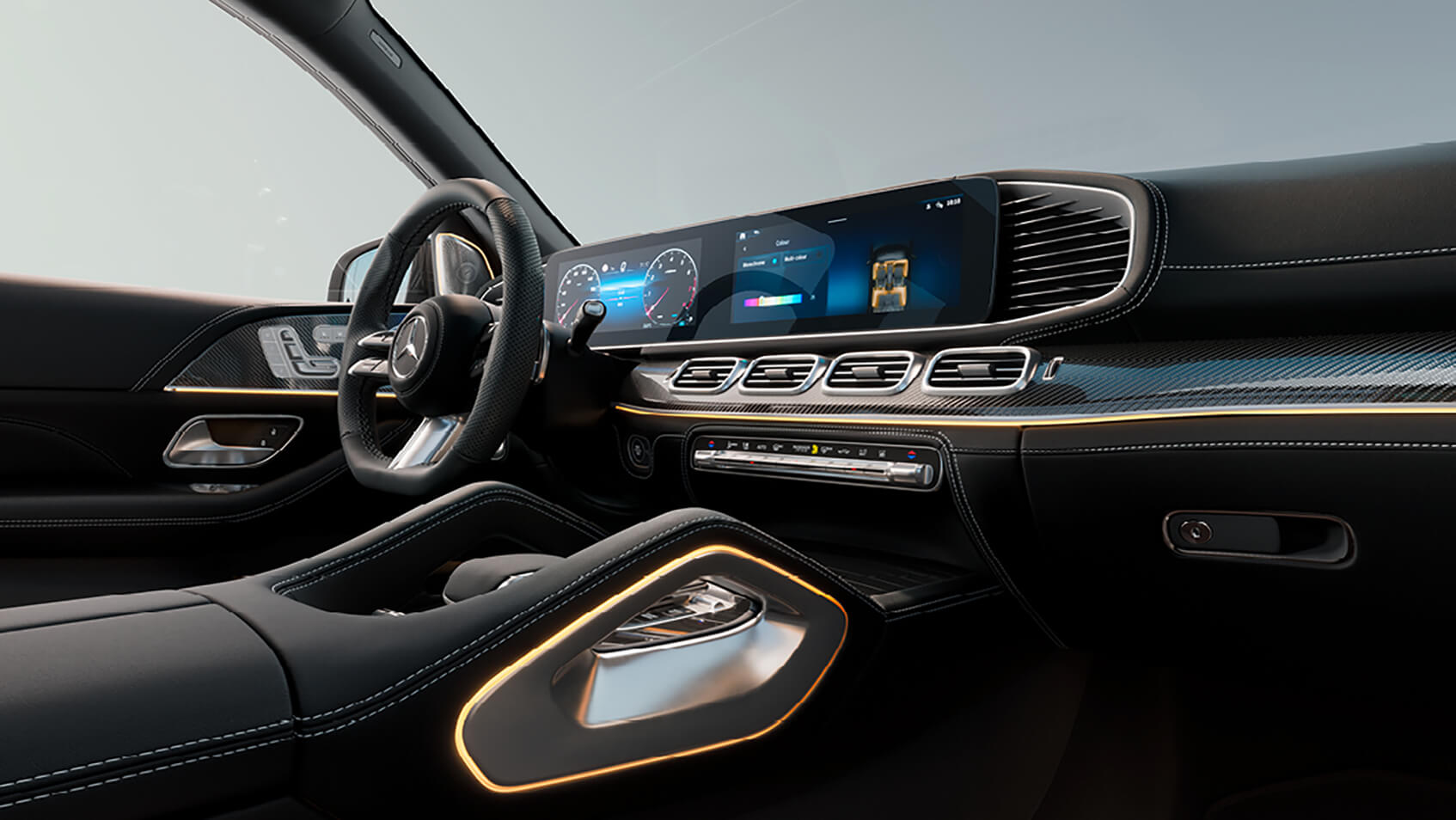 Mercedes-Benz GLS Interieur - Merbag