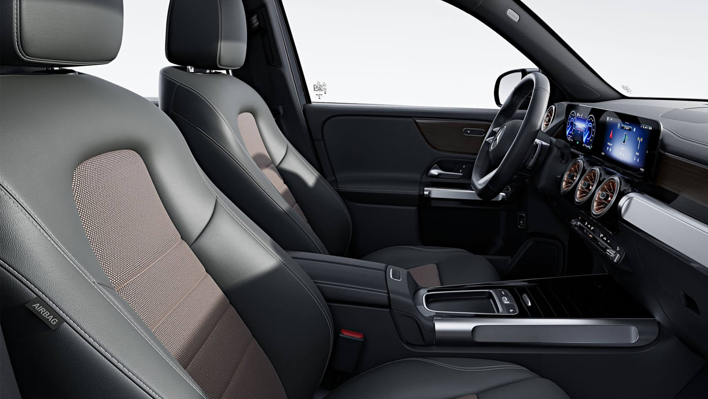 Mercedes-Benz EQB Progressive Interieur bei Merbag