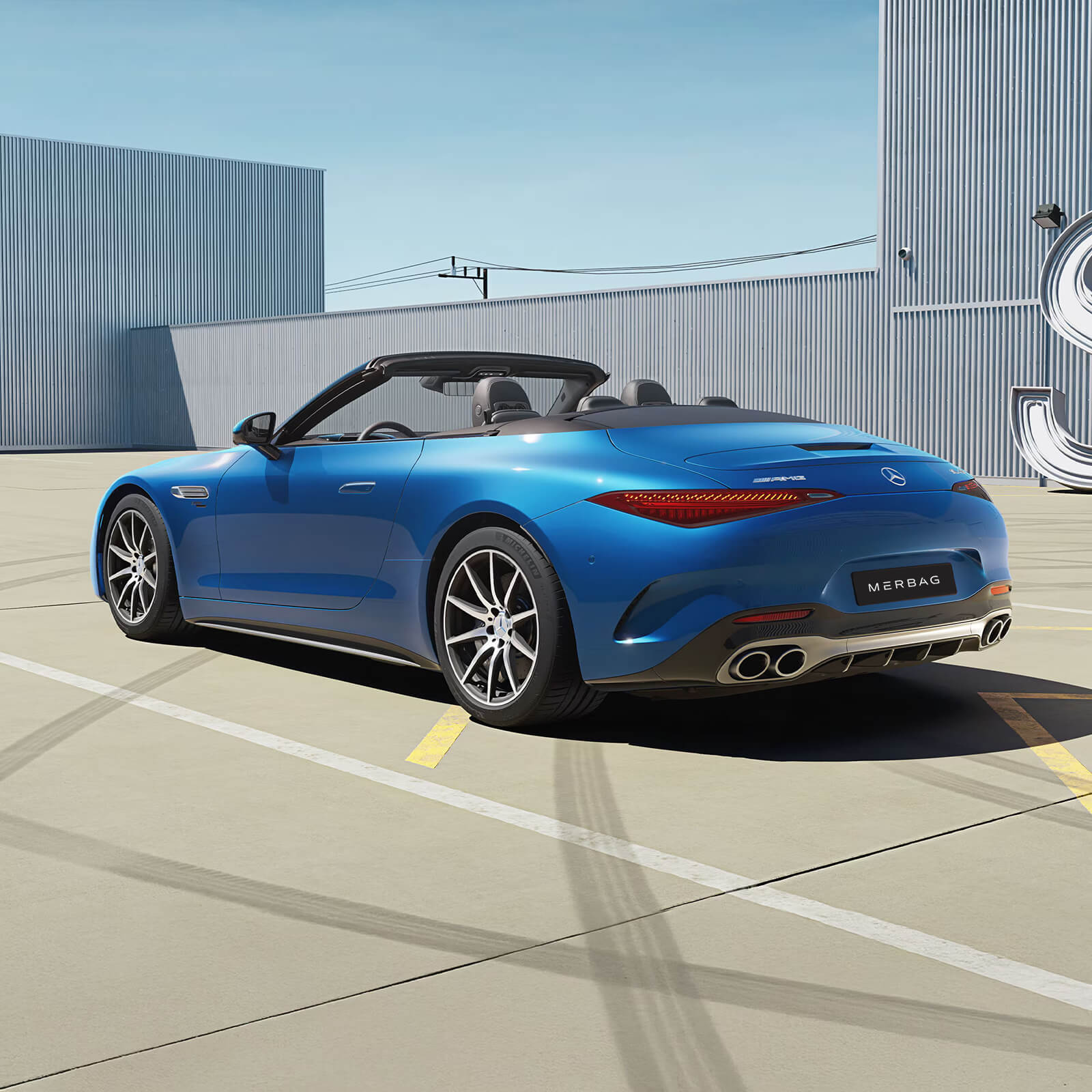 Mercedes AMG SL Roadster Hochdynamische Fahreigenschaften (1)