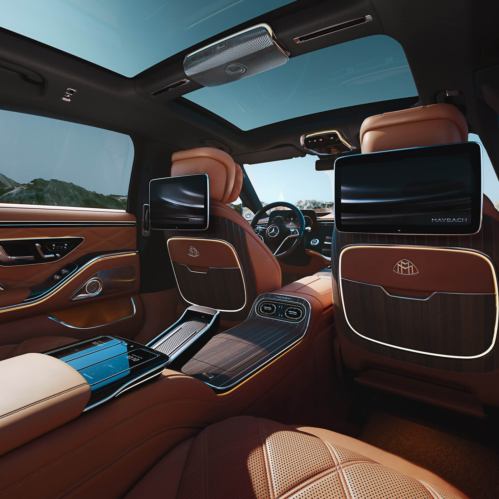 Mercedes Maybach S Limousine Nappaleder Hochwertigen Verkleidungen
