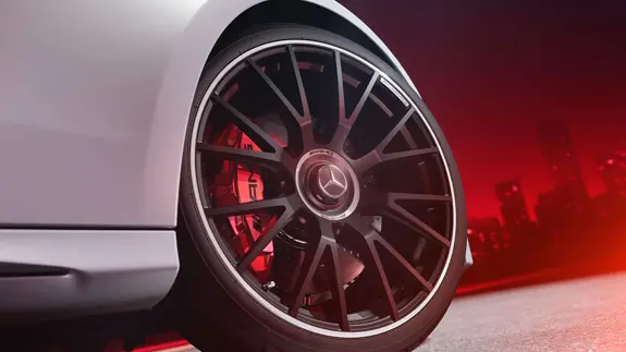 Mercedes-AMG E53 HYBRID 4MATIC Limousine Räder mit roten Bremssätteln - Merbag Mercedes-AMG E53 HYBRID 4MATIC Limousine Räder mit roten Bremssätteln - Merbag
