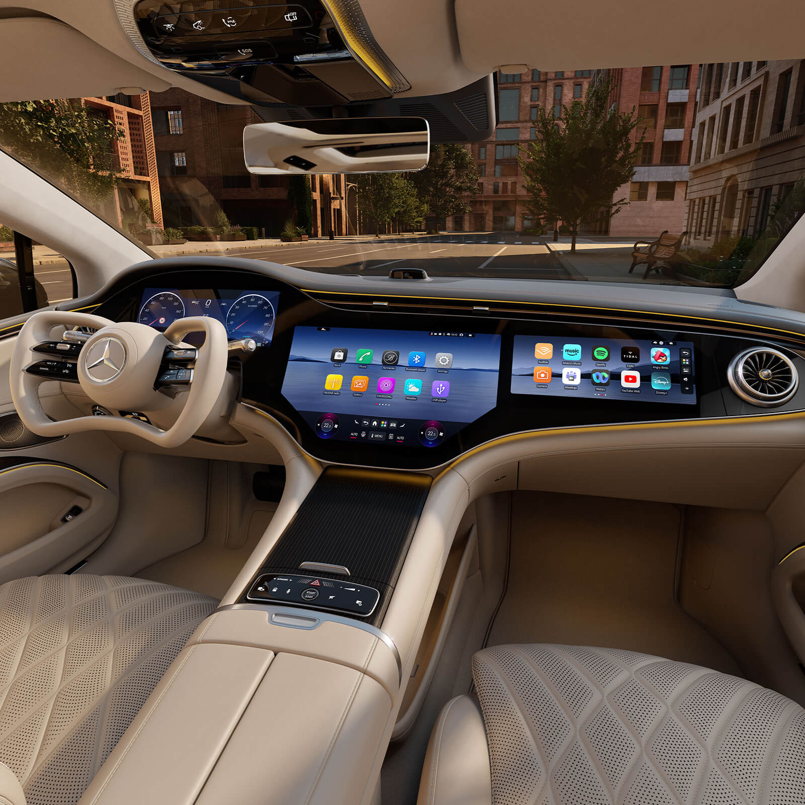 Mercedes Benz EQS Limousine MB.OS Digitales Cockpit