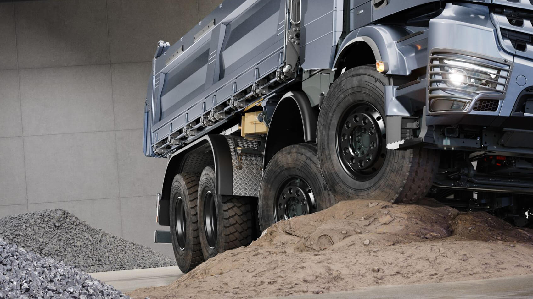 Mercedes eArocs 400 Robustheit