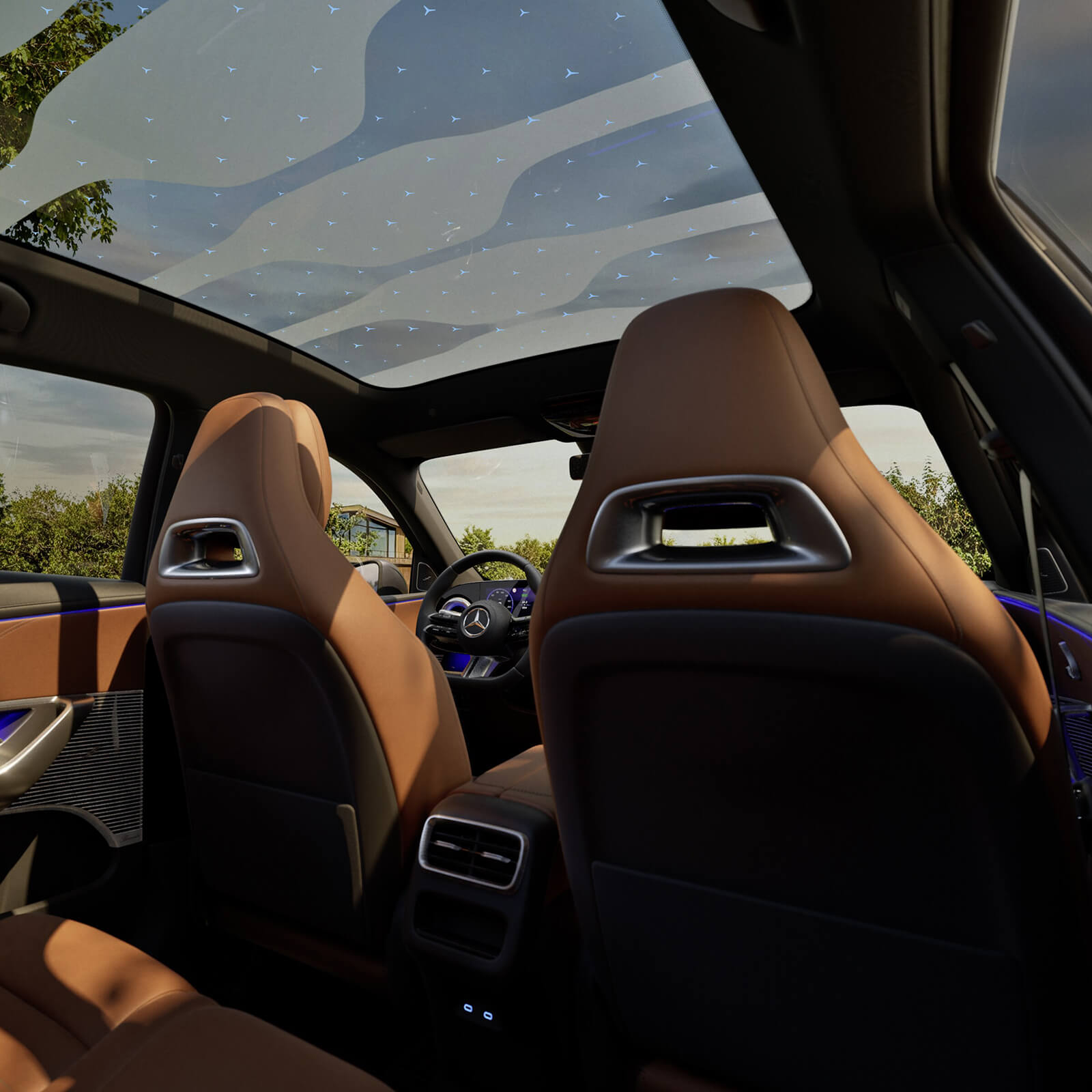 Mercedes Benz GLC SUV EQ Technologie SKY CONTROL Panoramadach